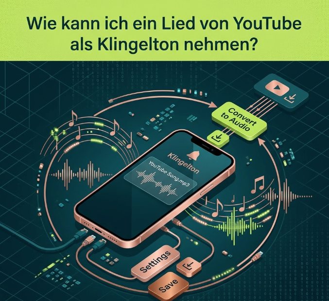 Wie kann ich ein Lied von YouTube als Klingelton nehmen?